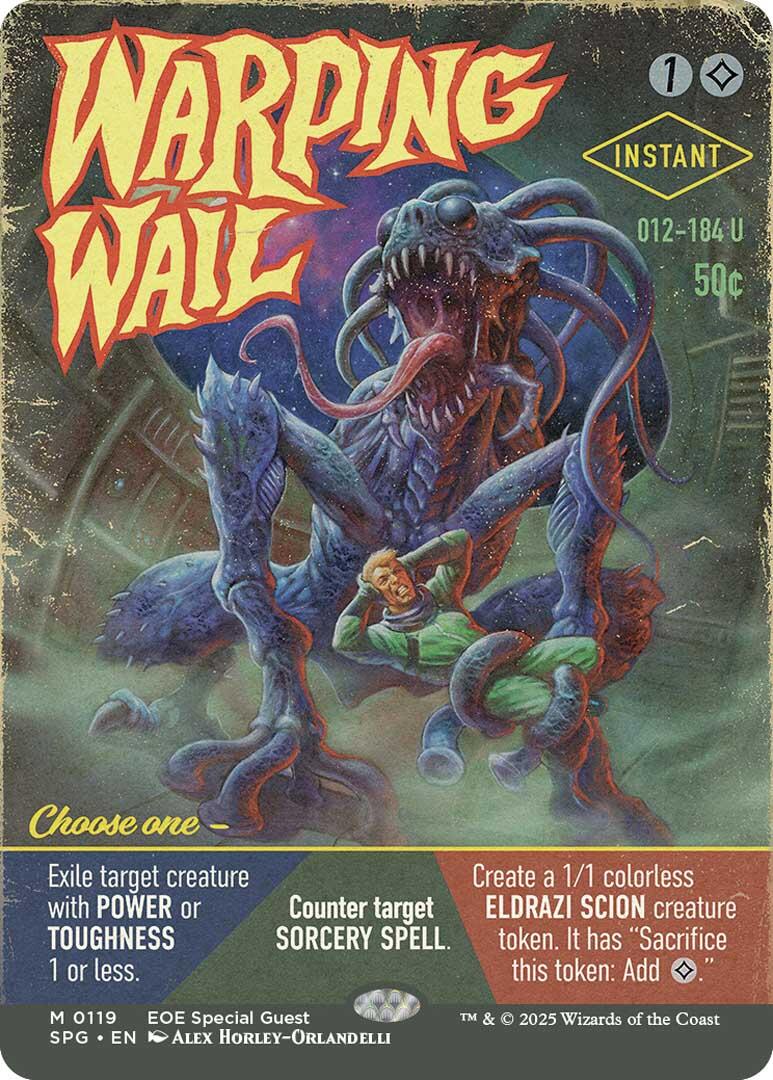 Warping Wail (Borderless) [Edge of Eternities Special Guests] [Foil]