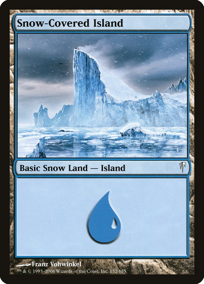 Snow-Covered Island [Coldsnap] [Foil]
