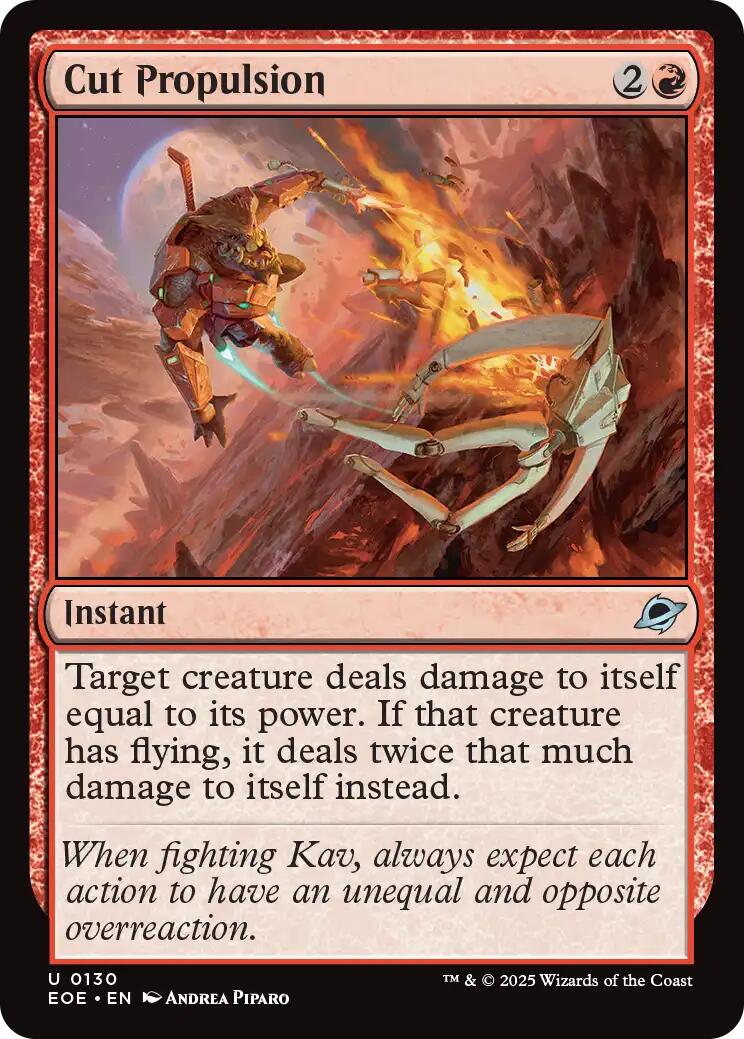 Cut Propulsion [Edge of Eternities] [Foil]