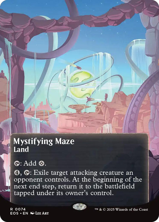 Mystifying Maze (0074) (Borderless) [Edge of Eternities: Stellar Sights] [Foil]
