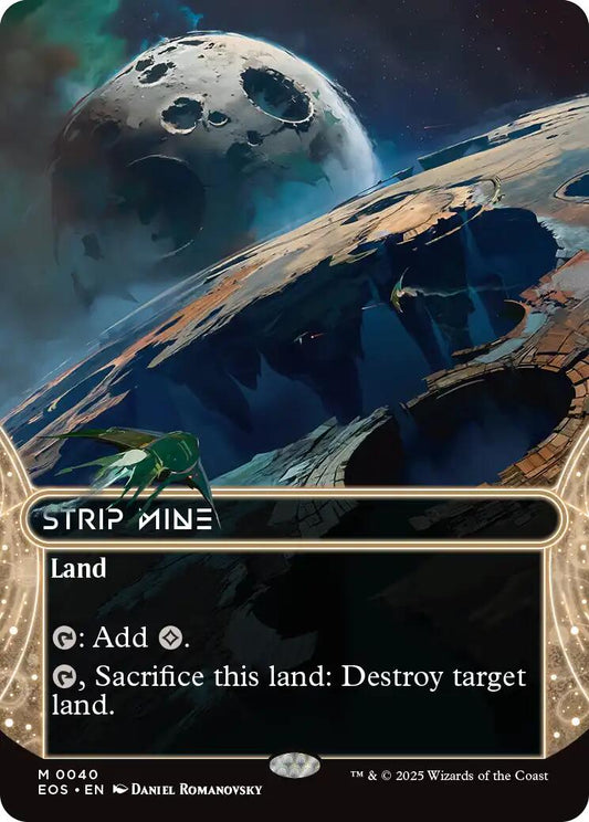 Strip Mine (0040) (Borderless) [Edge of Eternities: Stellar Sights] [Foil]