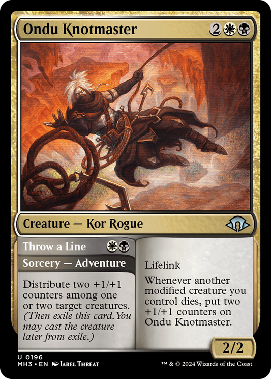 Ondu Knotmaster // Throw a Line [Modern Horizons 3] [Foil]