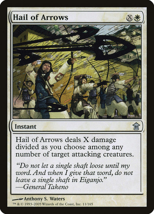 Hail of Arrows [Saviors of Kamigawa] [Foil]