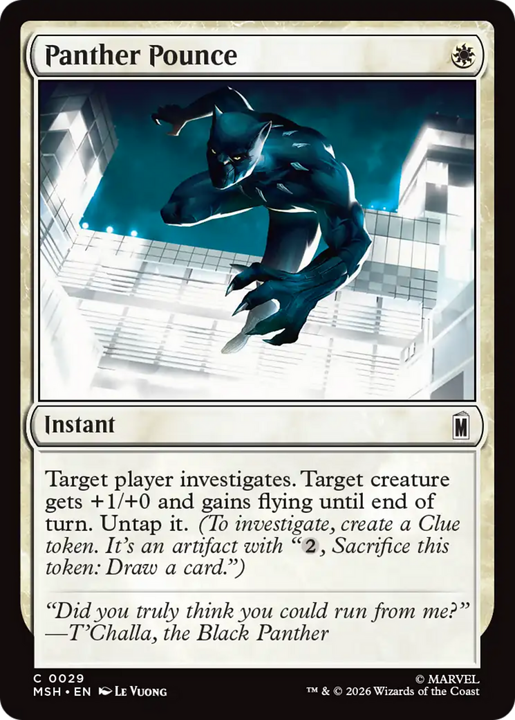 Panther Pounce [Marvel Super Heroes]