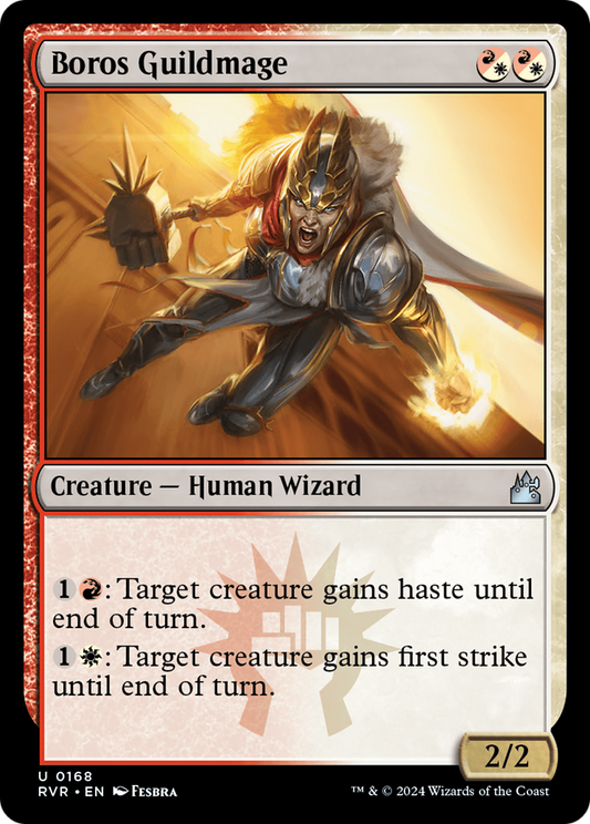 Boros Guildmage [Ravnica Remastered] [Foil]