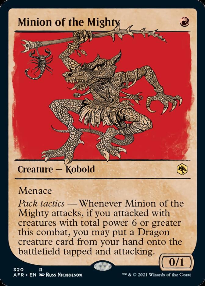 Minion of the Mighty (Showcase) [Dungeons & Dragons: Adventures in the Forgotten Realms] [Foil]