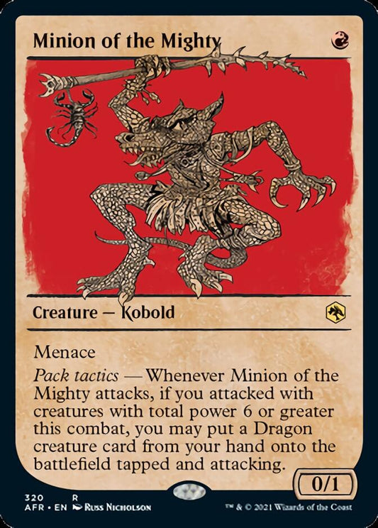 Minion of the Mighty (Showcase) [Dungeons & Dragons: Adventures in the Forgotten Realms] [Foil]