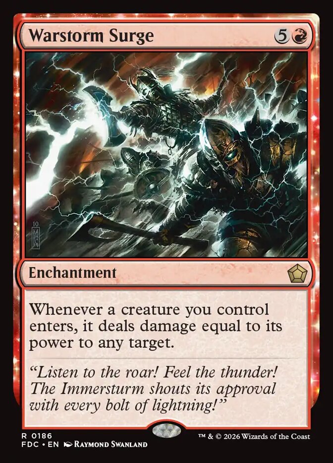 Warstorm Surge [Foundations Commander]