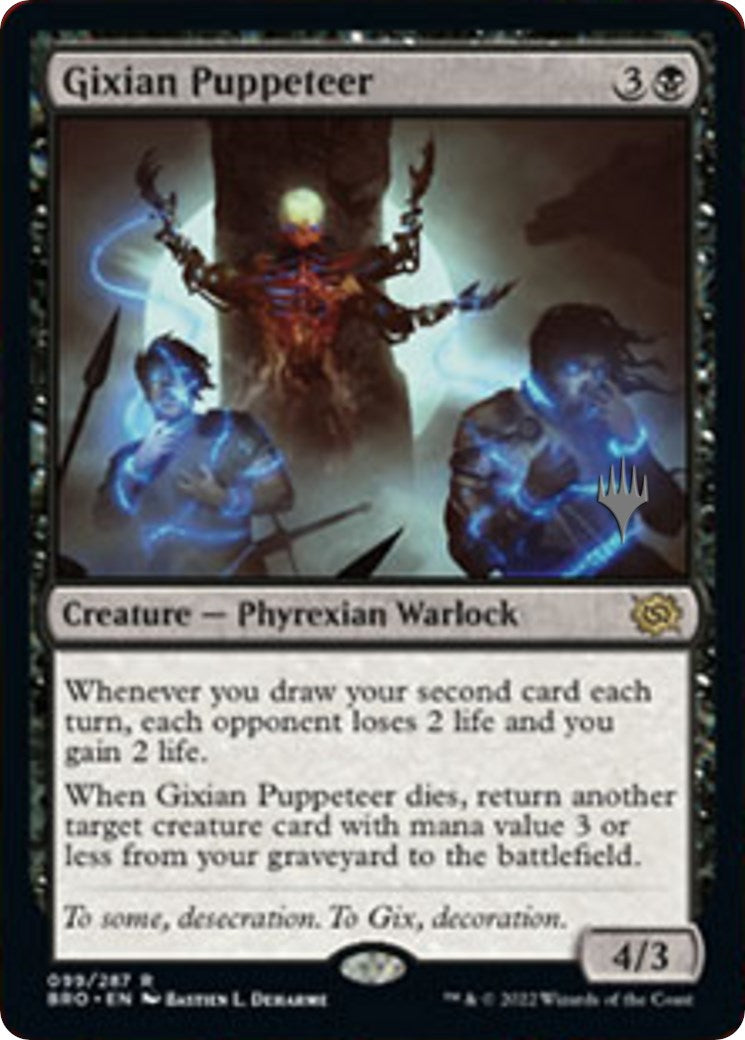 Gixian Puppeteer (Promo Pack) [The Brothers' War Promos] [Foil]