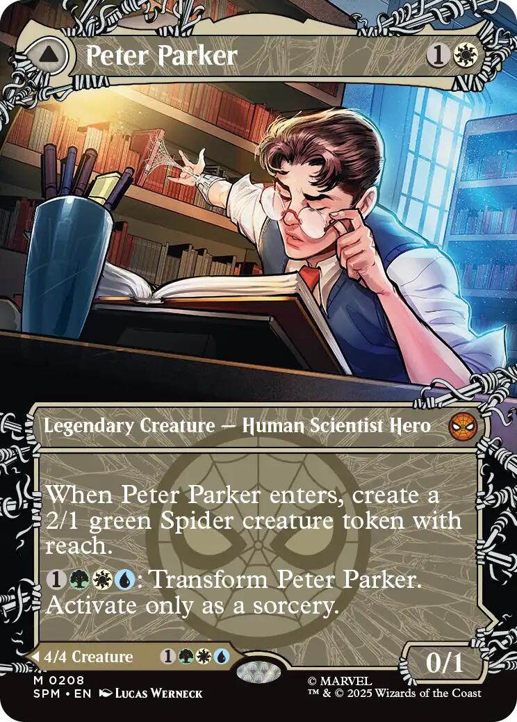 Peter Parker (0208) (Borderless) [Marvel's Spider-Man] [Foil]