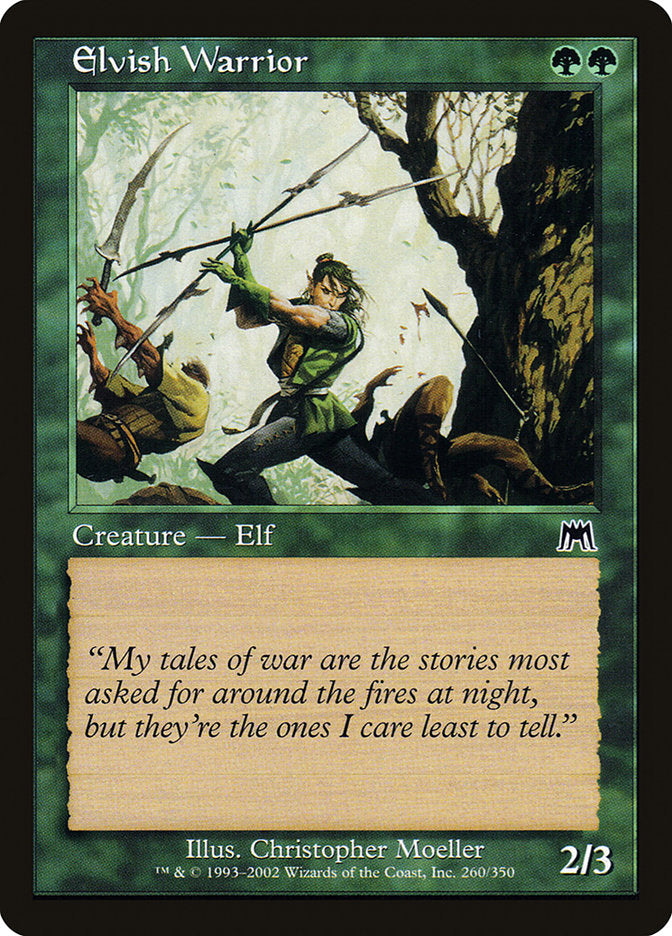 Elvish Warrior [Onslaught] [Foil]