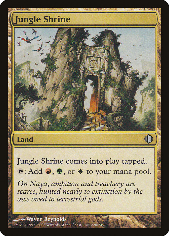 Jungle Shrine [Shards of Alara] [Foil]