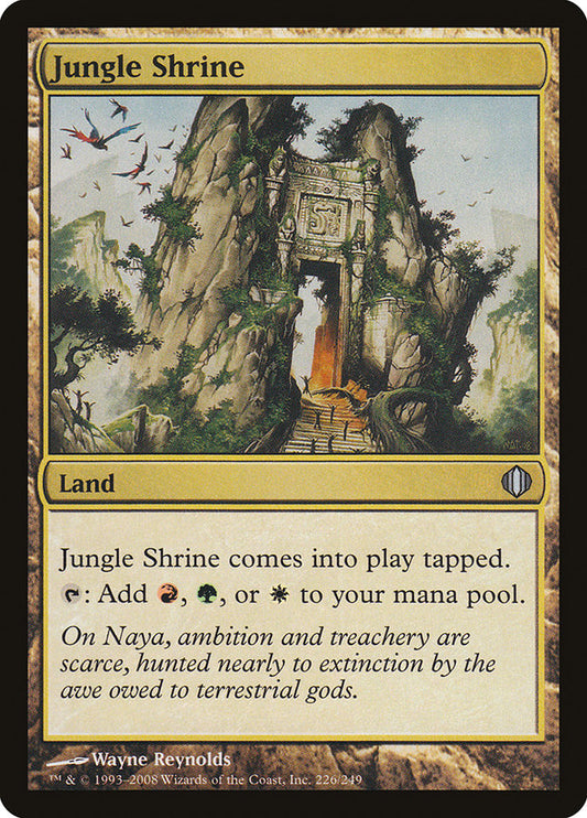 Jungle Shrine [Shards of Alara] [Foil]