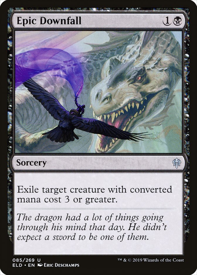 Epic Downfall [Throne of Eldraine] [Foil]