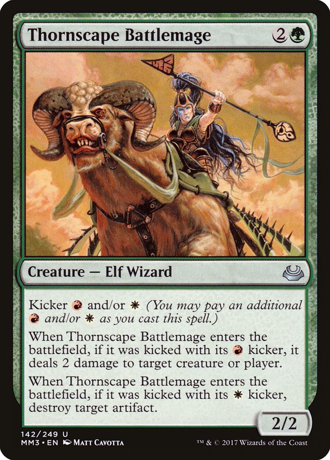 Thornscape Battlemage [Modern Masters 2017] [Foil]