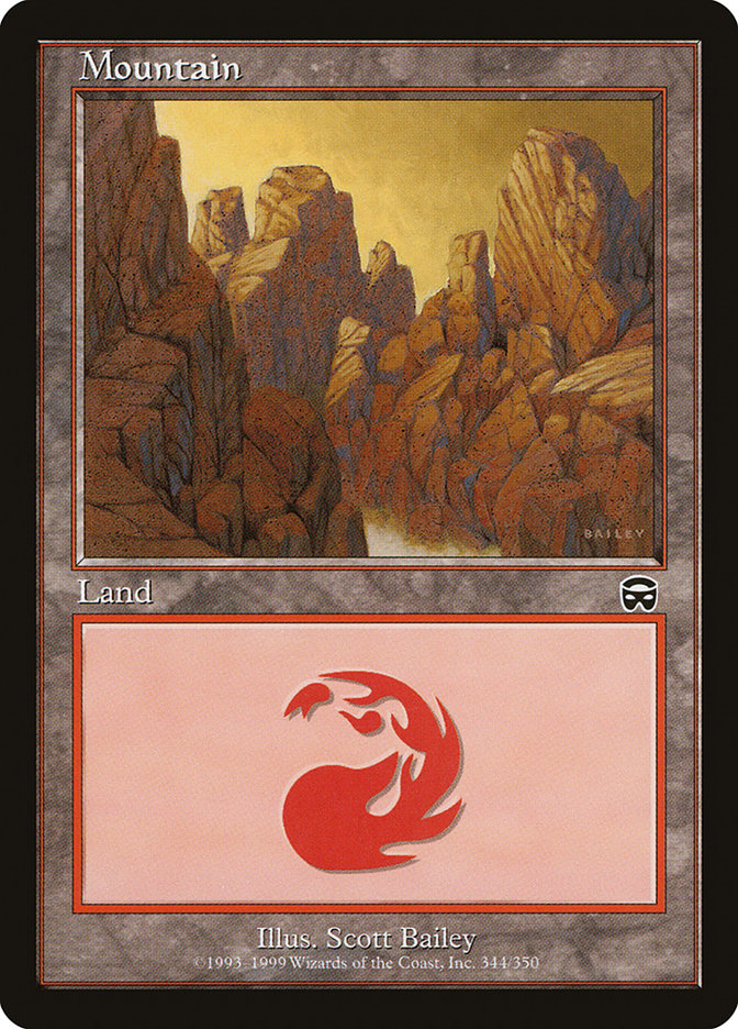 Mountain (344) [Mercadian Masques] [Foil]