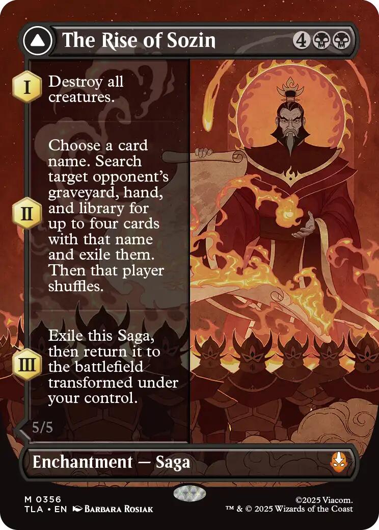 The Rise of Sozin (Borderless) [Avatar: The Last Airbender] [Foil]