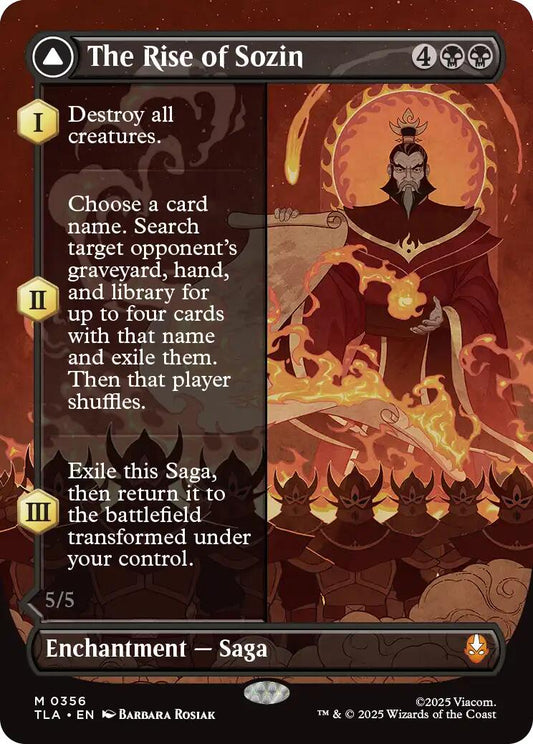 The Rise of Sozin (Borderless) [Avatar: The Last Airbender] [Foil]
