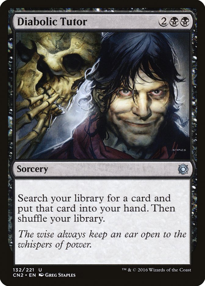 Diabolic Tutor [Conspiracy: Take the Crown] [Foil]