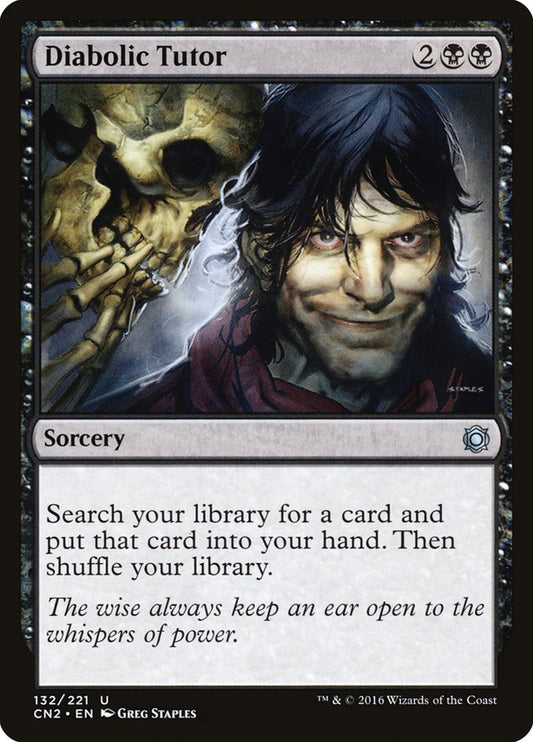 Diabolic Tutor [Conspiracy: Take the Crown] [Foil]