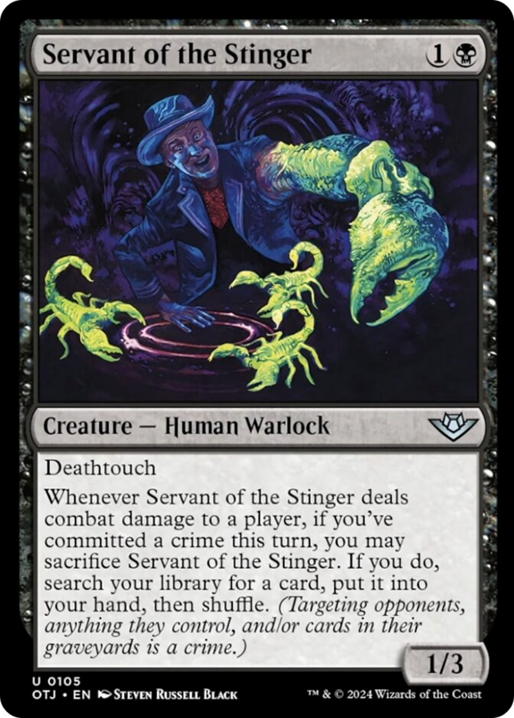 Servant of the Stinger [Outlaws of Thunder Junction] [Foil]
