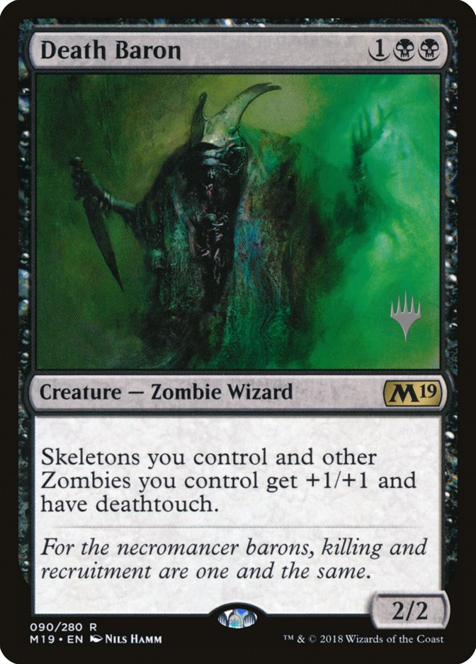 Death Baron (Promo Pack) [Core Set 2019 Promos] [Foil]