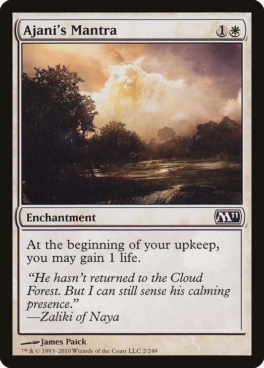 Ajani's Mantra [Core Set 2011] [Foil]