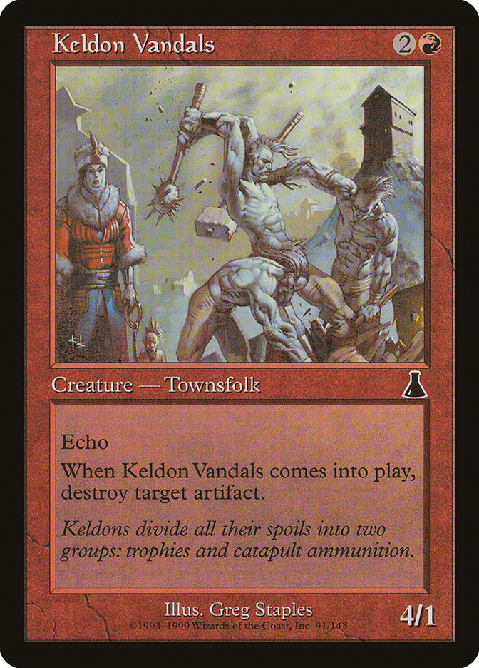 Keldon Vandals [Urza's Destiny] [Foil]