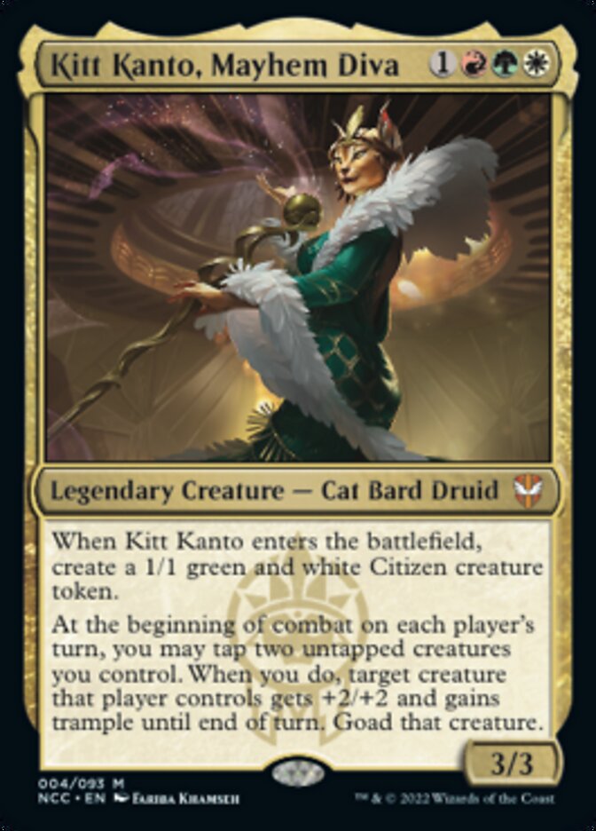 Kitt Kanto, Mayhem Diva [Streets of New Capenna Commander] [Foil]