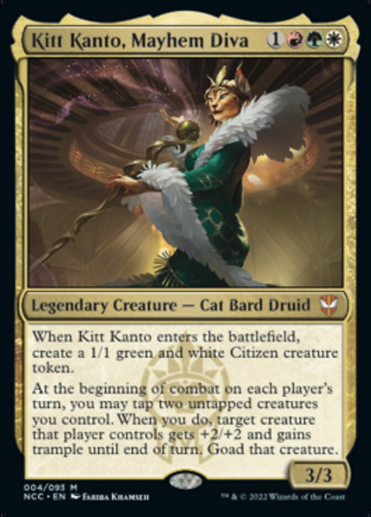 Kitt Kanto, Mayhem Diva [Streets of New Capenna Commander] [Foil]