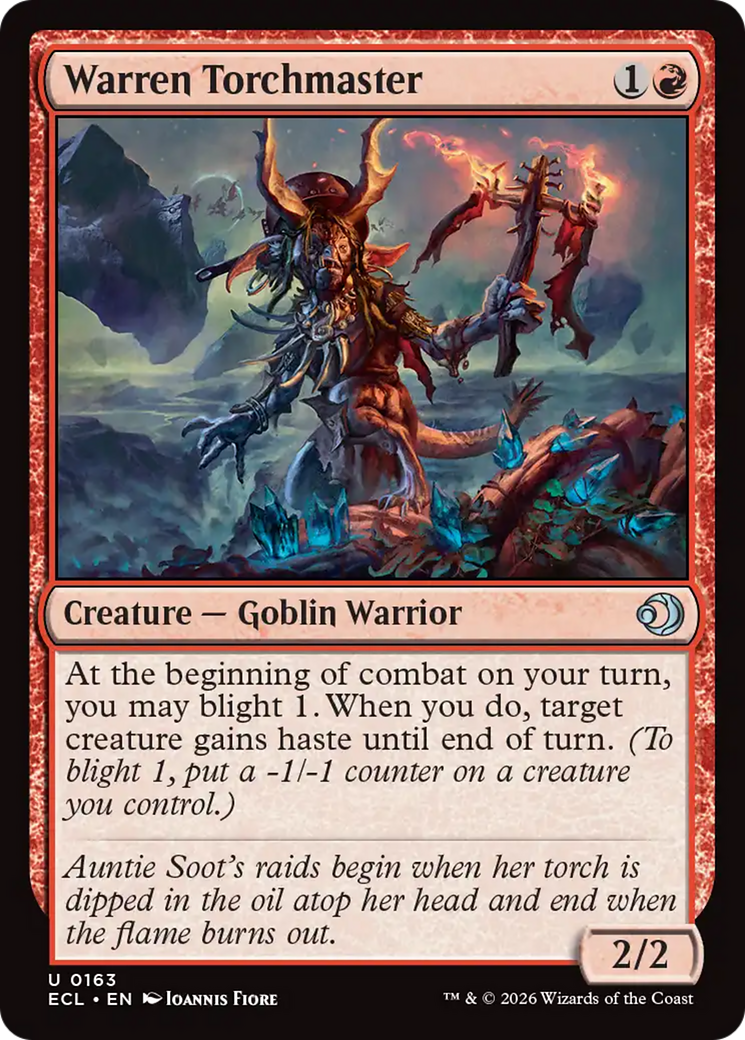 Warren Torchmaster [Lorwyn Eclipsed] [Foil]