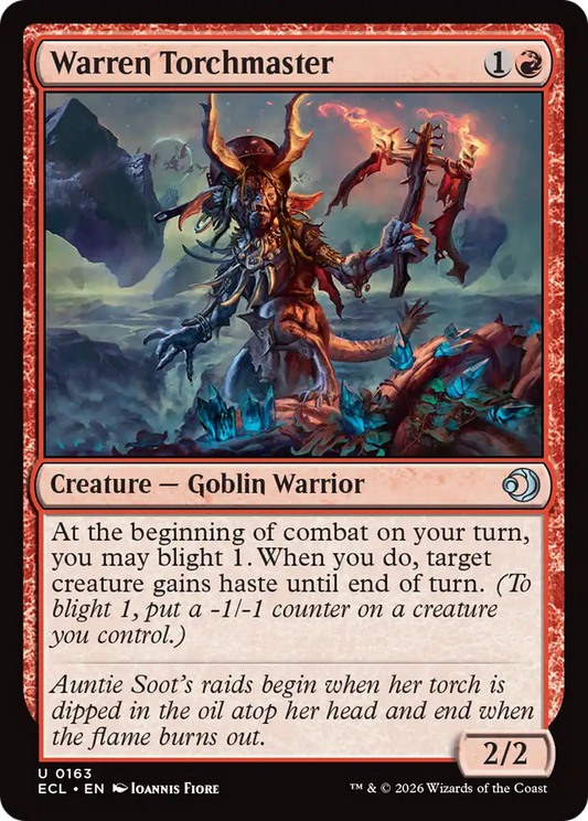 Warren Torchmaster [Lorwyn Eclipsed] [Foil]