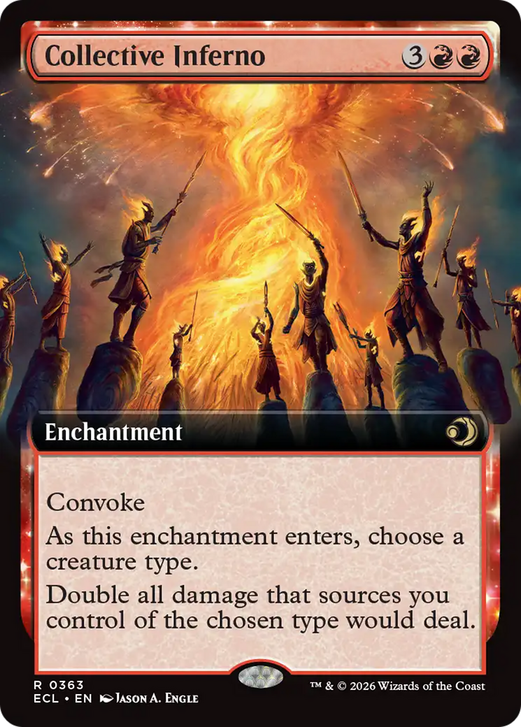 Collective Inferno (Extended Art) [Lorwyn Eclipsed] [Foil]