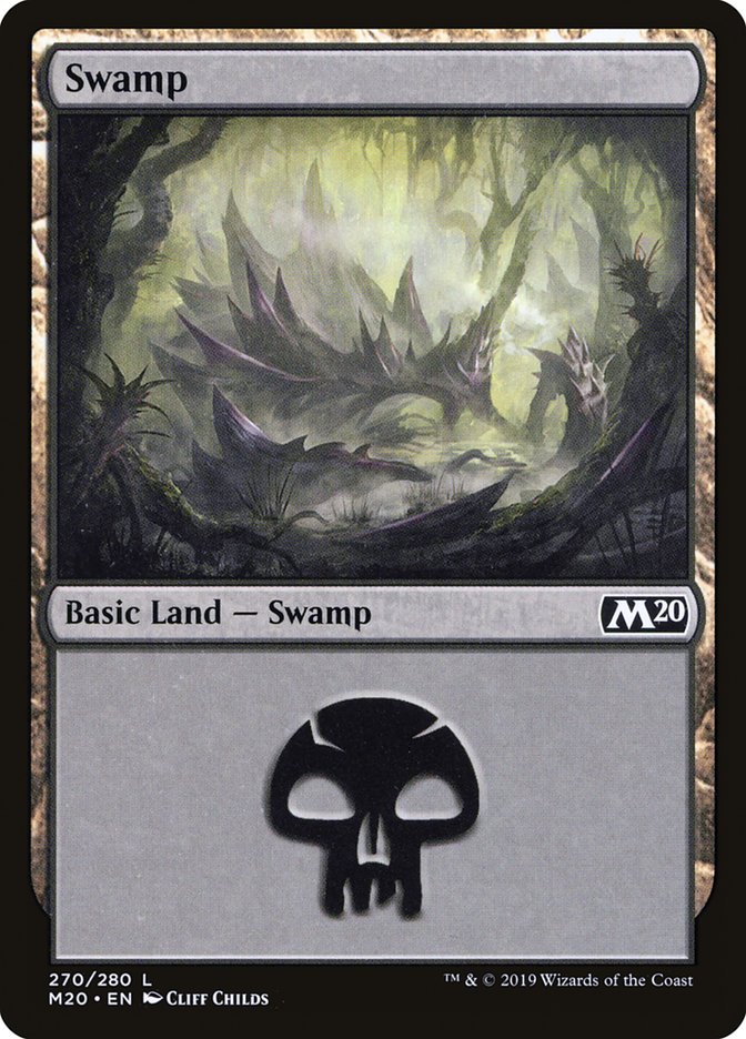 Swamp (270) [Core Set 2020] [Foil]