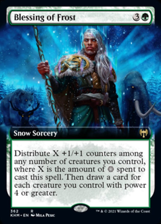 Blessing of Frost (Extended Art) [Kaldheim] [Foil]
