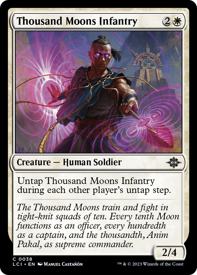Thousand Moons Infantry [The Lost Caverns of Ixalan] [Foil]