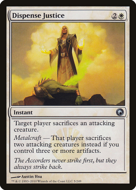 Dispense Justice [Scars of Mirrodin] [Foil]