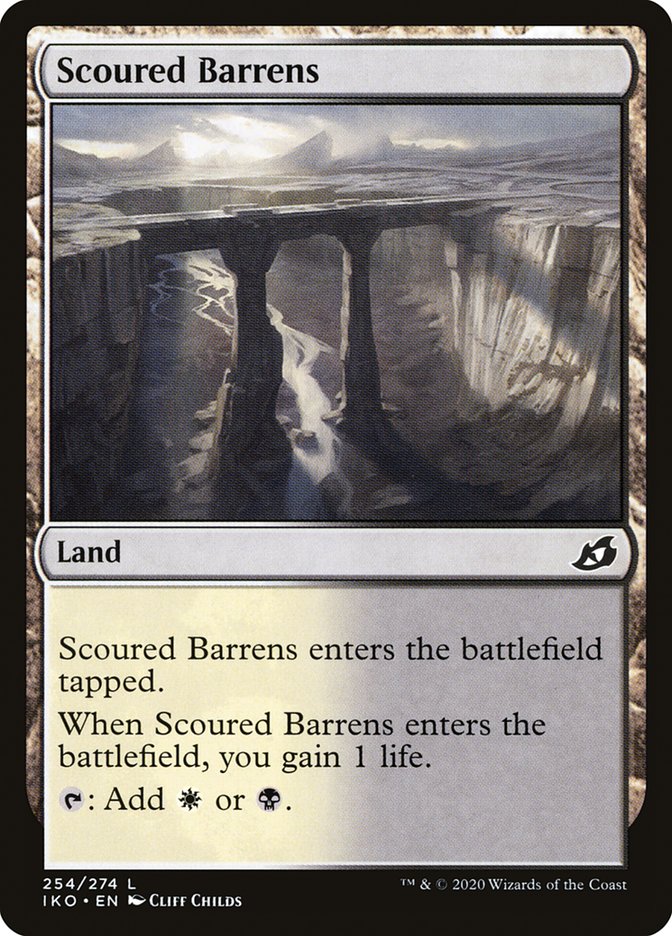 Scoured Barrens [Ikoria: Lair of Behemoths] [Foil]