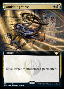 Vanishing Verse (Extended Art) [Strixhaven: School of Mages] [Foil]