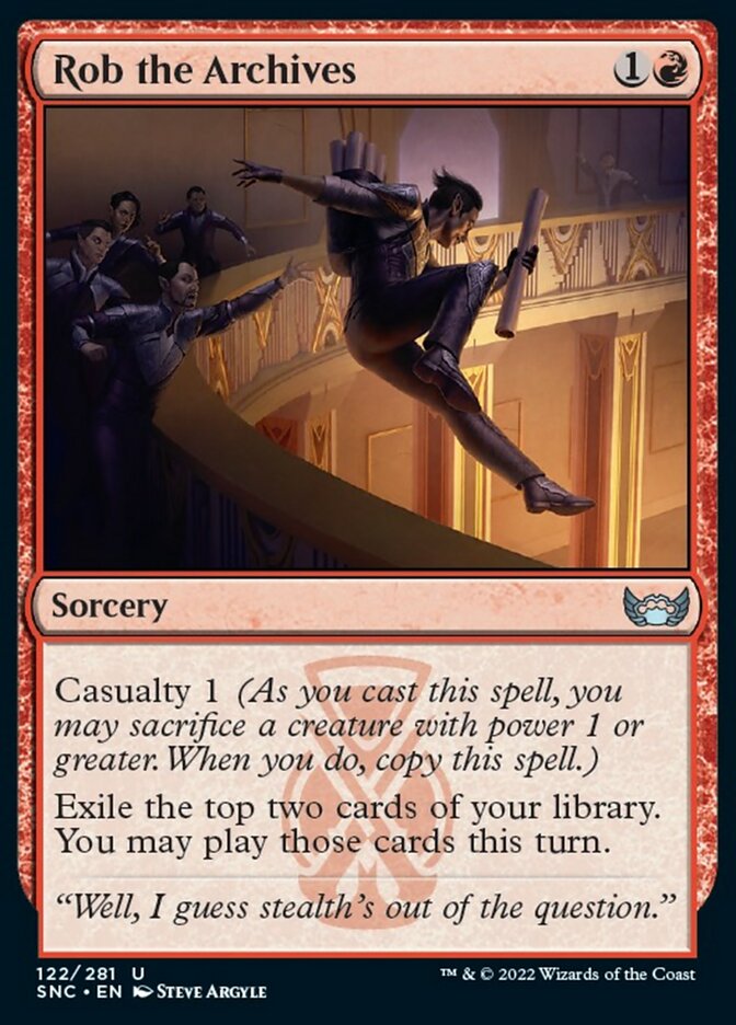 Rob the Archives [Streets of New Capenna] [Foil]