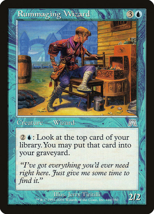 Rummaging Wizard [Onslaught] [Foil]