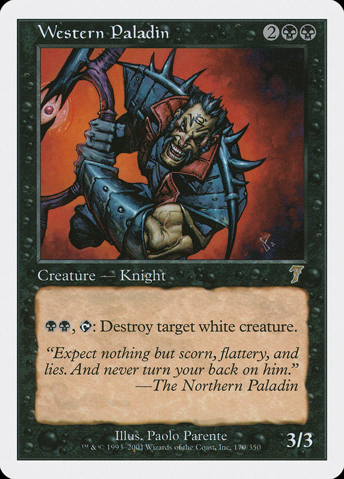 Western Paladin [Seventh Edition] [Foil]