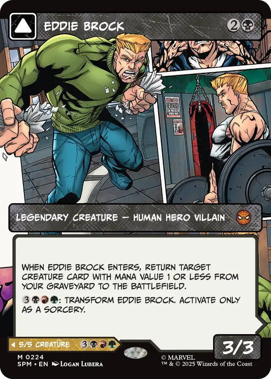 Eddie Brock (0224) (Borderless) [Marvel's Spider-Man] [Foil]