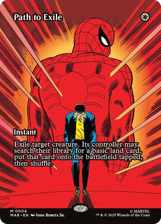 Path to Exile (Borderless) [Marvel's Spider-Man: Eternal-Legal] [Foil]