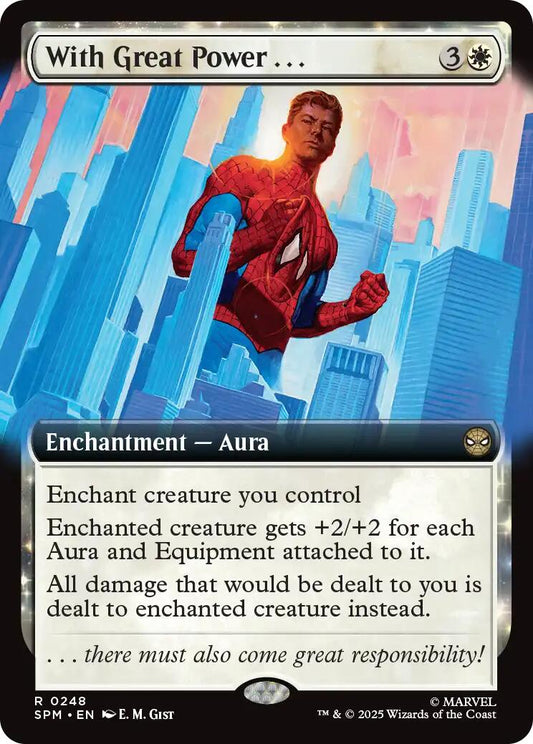 With Great Power... (Extended Art) [Marvel's Spider-Man] [Foil]