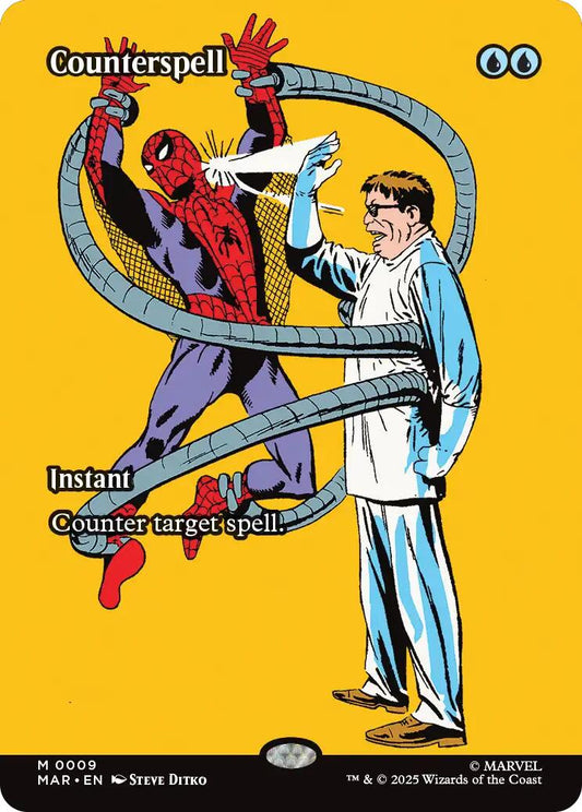 Counterspell (Borderless) [Marvel's Spider-Man: Eternal-Legal] [Foil]