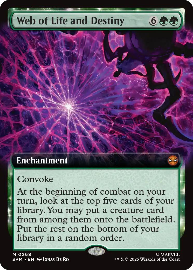 Web of Life and Destiny (Extended Art) [Marvel's Spider-Man] [Foil]