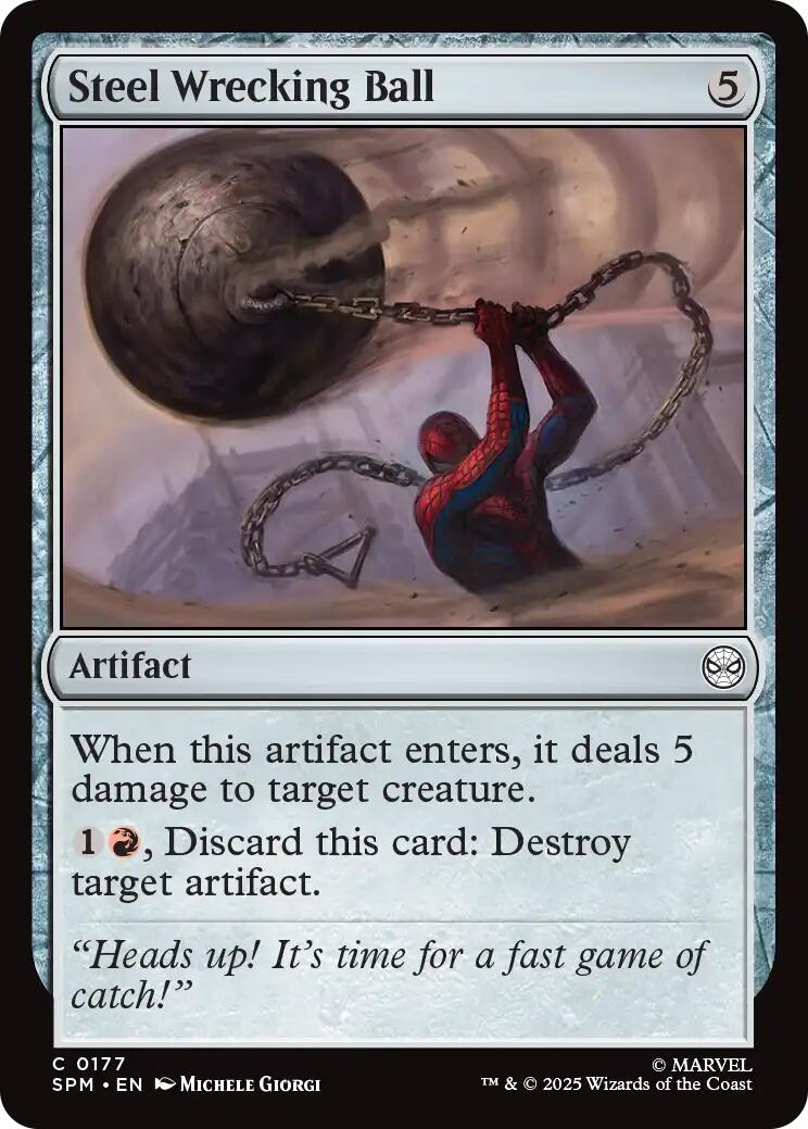 Steel Wrecking Ball [Marvel's Spider-Man] [Foil]