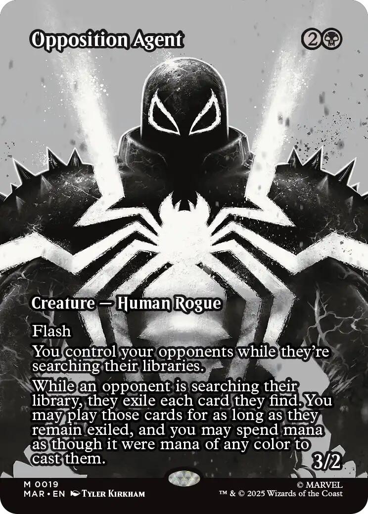 Opposition Agent (Borderless) [Marvel's Spider-Man: Eternal-Legal] [Foil]