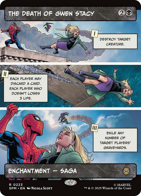 The Death of Gwen Stacy (Borderless) [Marvel's Spider-Man] [Foil]